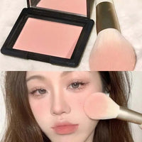 Monochrome Matte Blusher Palette Soft Silky Cheek Natural Facial Rouge Plate Lasting Nude Low Saturation Powder Blusher Makeup
