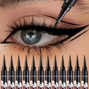 12-Pack Waterproof Long-Lasting Black Liquid Eyeliners