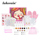 DIY Moisturizing Lip Gloss Making Kit with Glitter and Tools