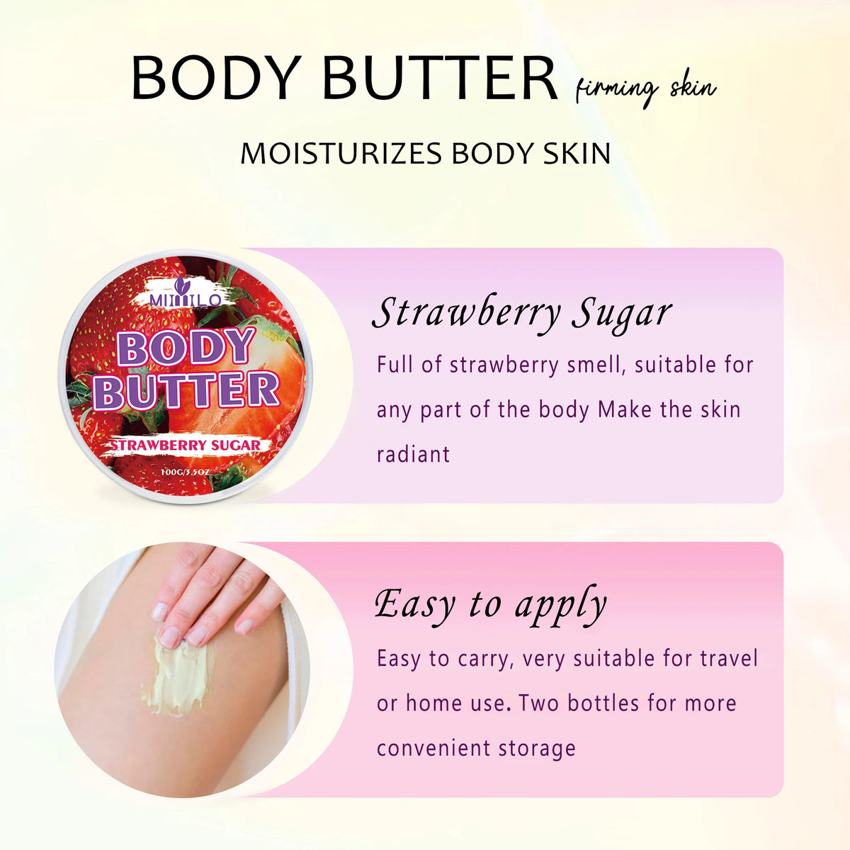 Strawberry Scented Hydrating Body Glaze