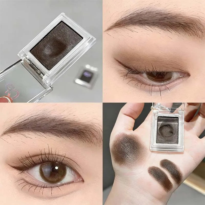 Single Eyeshadow & Eyeliner Cream High Pigment Reddish Brown Tint Eyeliner Long Lasting Waterproof Shimmer Eyeshadow Eye Makeup