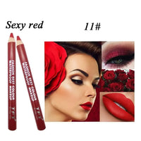 9-Color Matte Velvet Lipstick Pen - Long Lasting & Waterproof