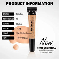 High Coverage Waterproof Concealer Stick for Dark Circles and Blemishes