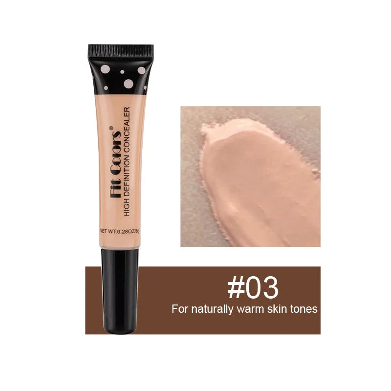 High Coverage Waterproof Concealer Stick for Dark Circles and Blemishes