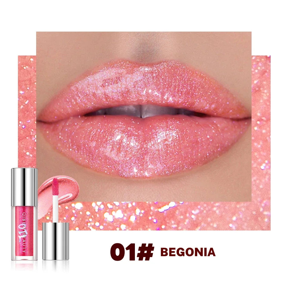 Diamond Shimmer Moisturizing Glitter Lip Gloss