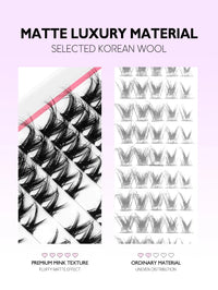 Cat Eye DIY Lash Extension Kit with Bond, Seal, and Tweezers