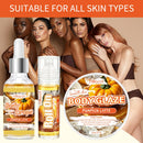 Pumpkin Body Care Set with Body Drops, Body Glaze, and Roll-on