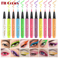 UV Fluorescent Glow Liquid Eyeliner and Neon Face Paint Pen