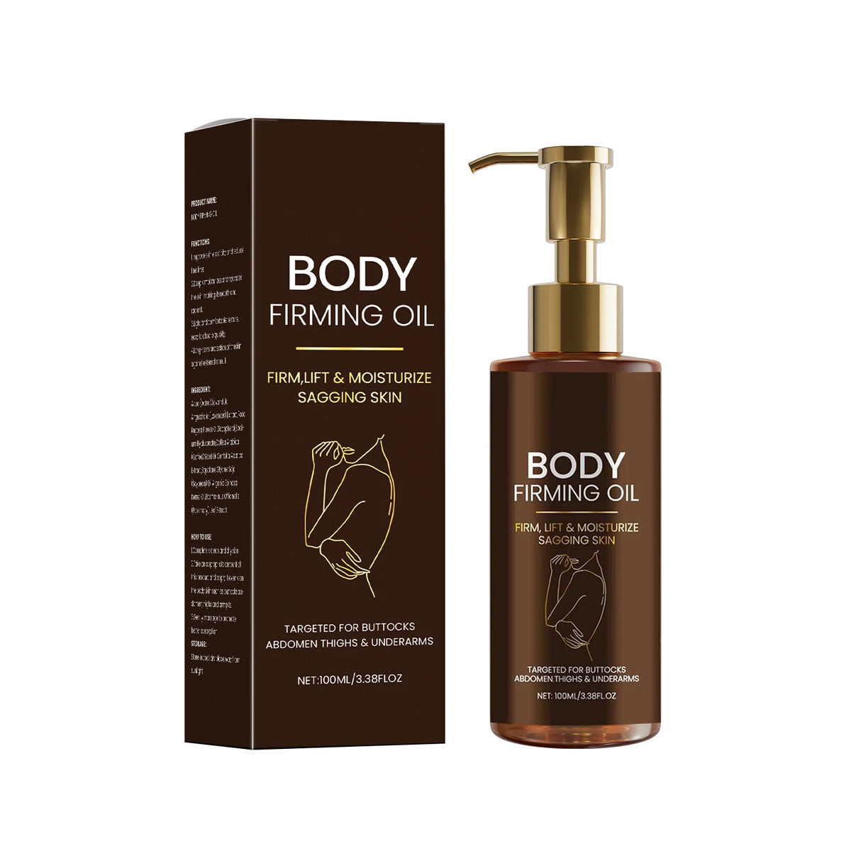 Tightening and Brightening Anti-Cellulite Body Massage Oil