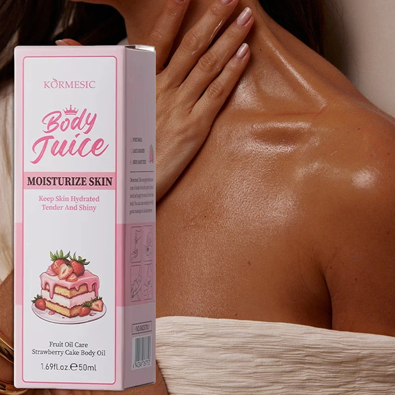 Strawberry Cake Moisturizing Body Oil (50ml)