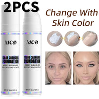 2-Piece Magic Color Changing Liquid Foundation - Hydrating Makeup Base