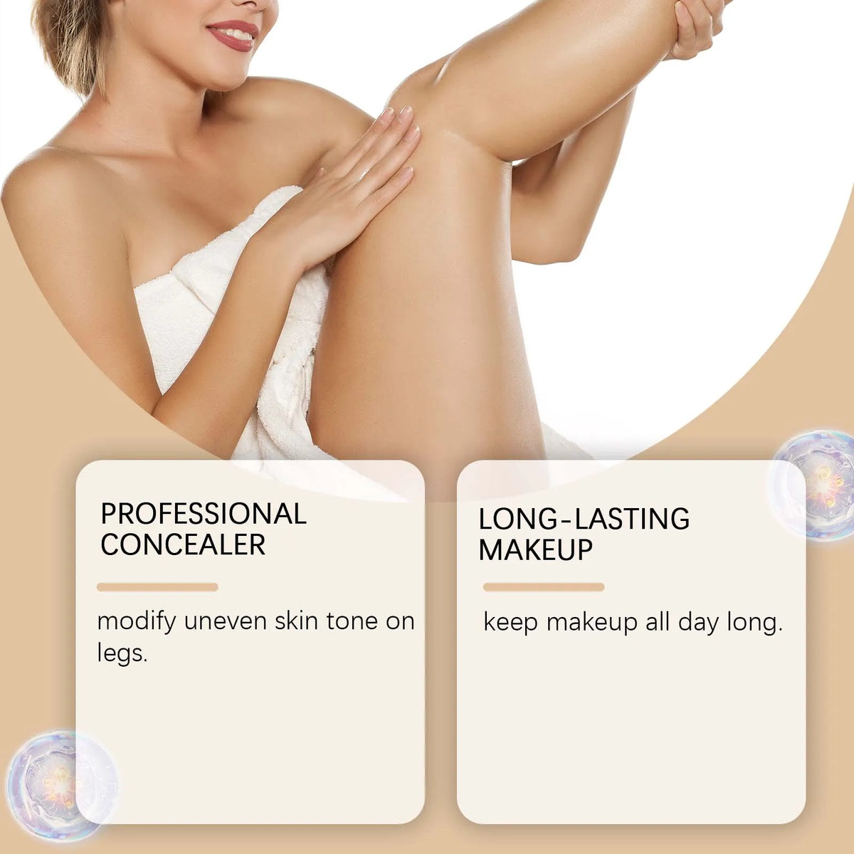 100g Waterproof Long Lasting Body Foundation and Leg Makeup Cream