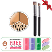 3-Color Full Coverage Cream Concealer Palette, 15g