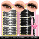 540pcs Lash Clusters Kit with Bond and Seal