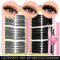 540pcs Lash Clusters Kit with Bond and Seal