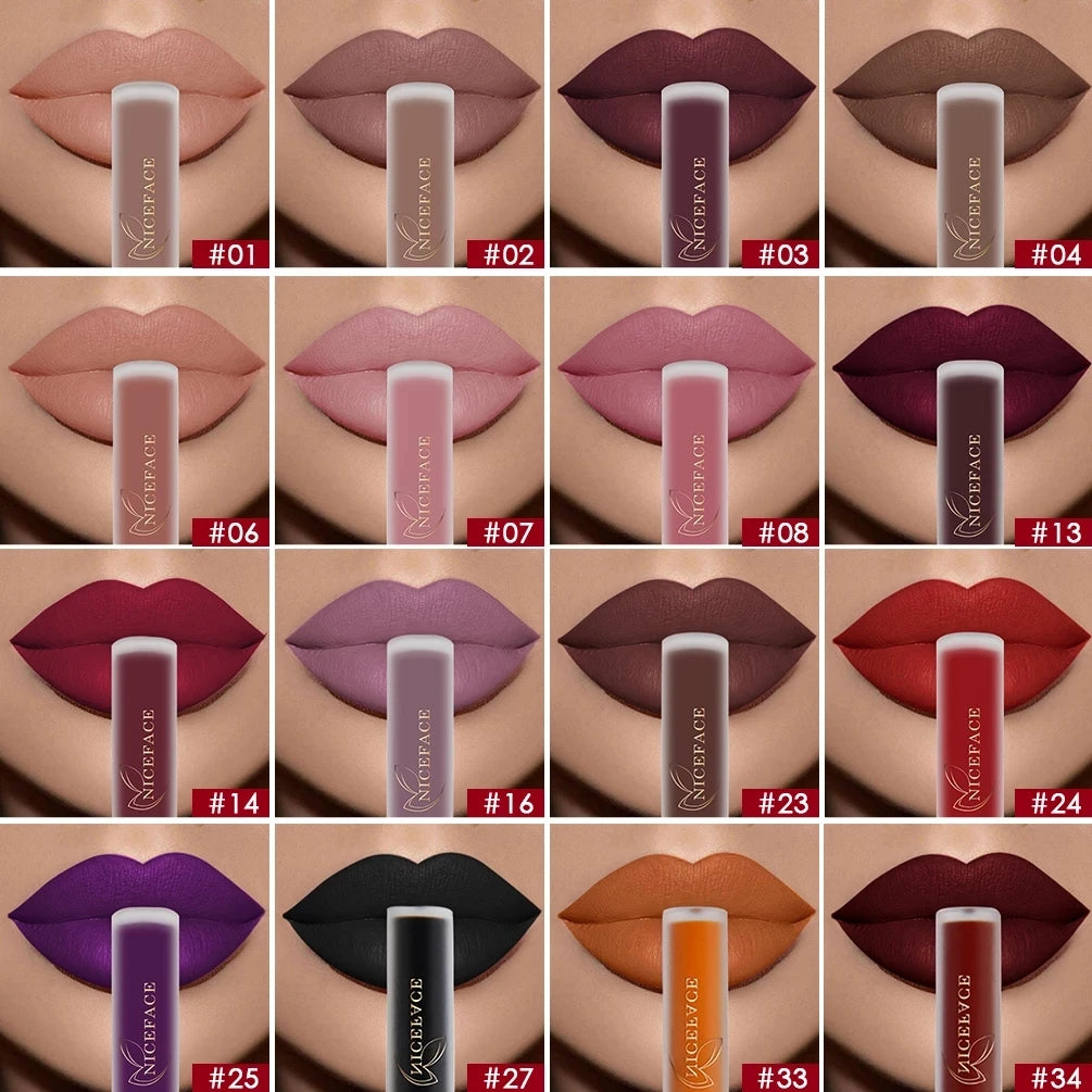 Waterproof Matte Liquid Lipstick Long Lasting Lip Gloss