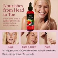 100ml Organic Cold Pressed Grapeseed Carrier Oil