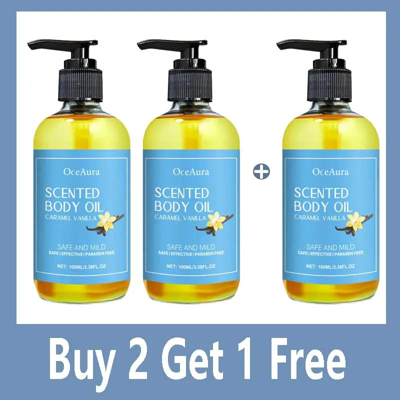 Caramel Vanilla Moisturizing Body Massage Oil
