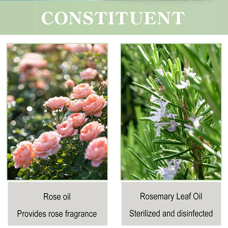 Rose Fragrance Antiperspirant Deodorant and Hair Inhibitor
