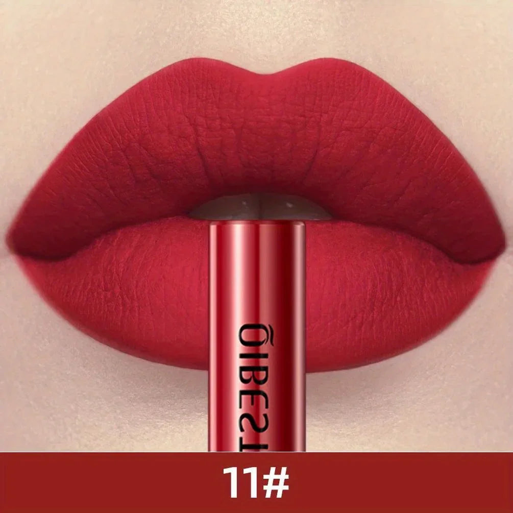1 PC matte lipstick, non stick to cup, waterproof and long-lasting, whitening and non fading