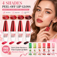 4-Color Peel Off Lip Stain Tint Set, 10g Each