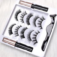 5 Pairs Magnetic Eyelashes Full Strip Set