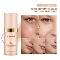 4-in-1 Color Changing Full Coverage Foundation and Concealer