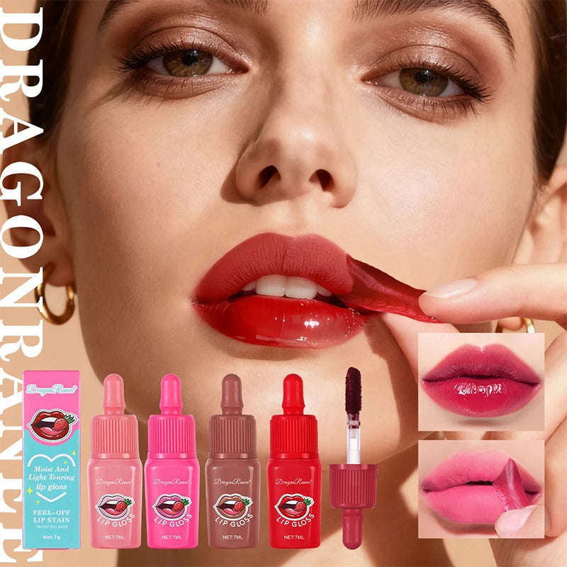 5-Color Peel Off Waterproof Lip Stain Tint