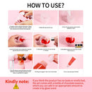 DIY Moisturizing Lip Gloss Making Kit with Glitter and Tools