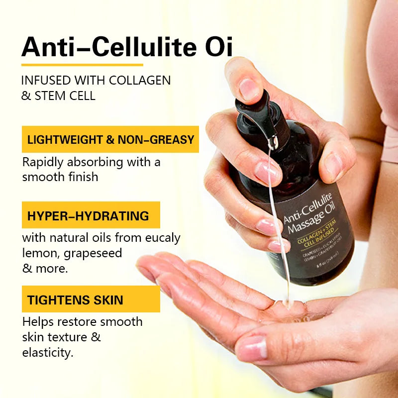 Anti-Cellulite Natural Body Massage and Aromatherapy Oil