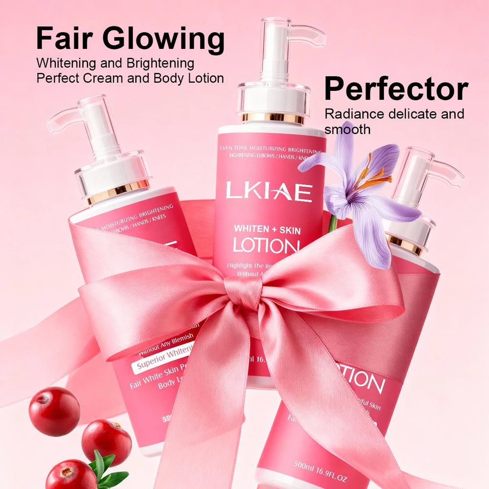 Whitening Body Lotion with Rose Oil and Vitamin C, 500ml