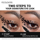 8-Piece 2-in-1 Waterproof Stamp Eyeliner Set