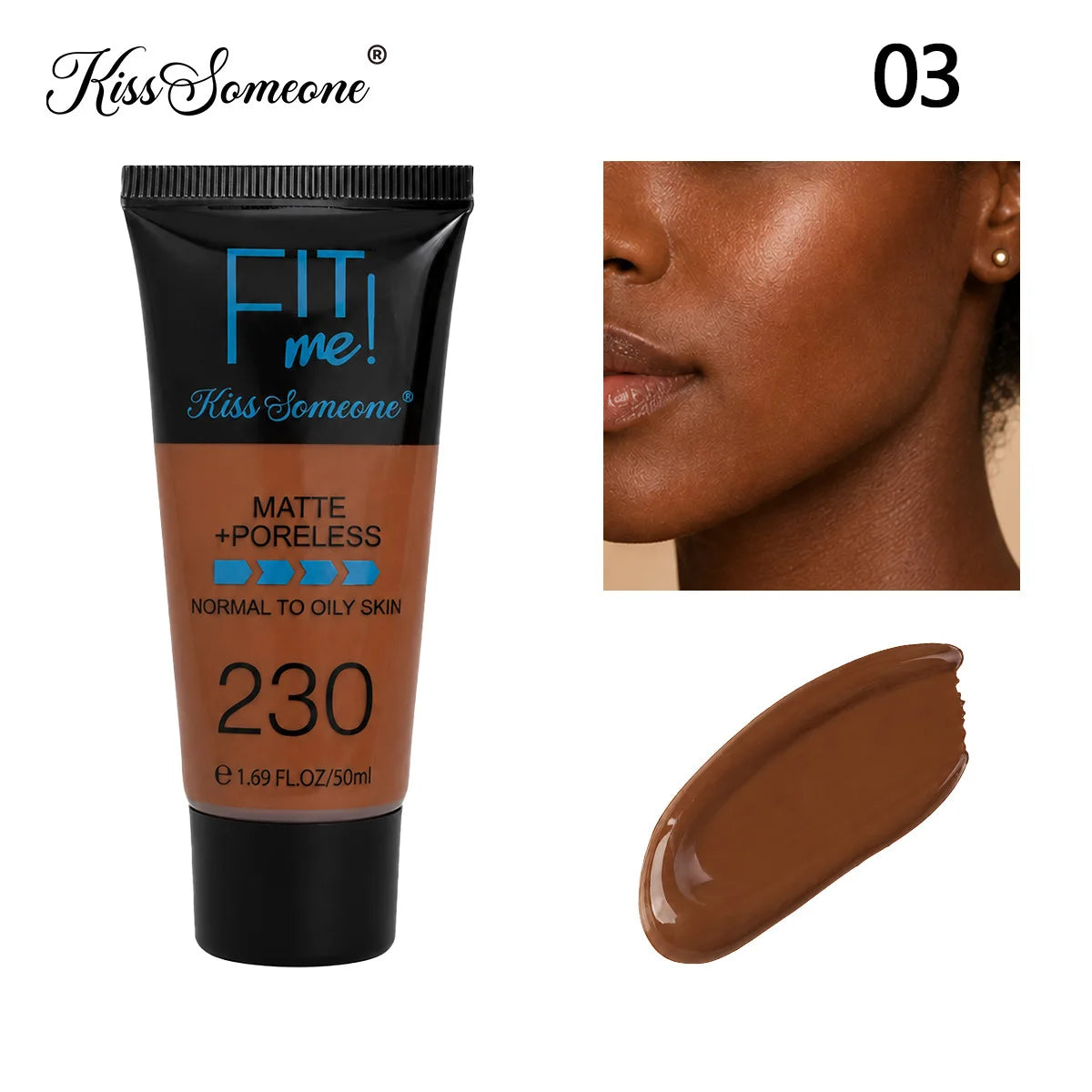Full Coverage Long Wear Hydrating Foundation for Black Women