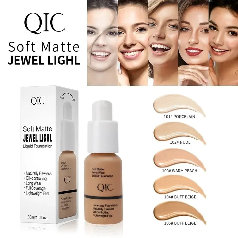 Oil-Control Liquid Foundation and Concealer, 60g