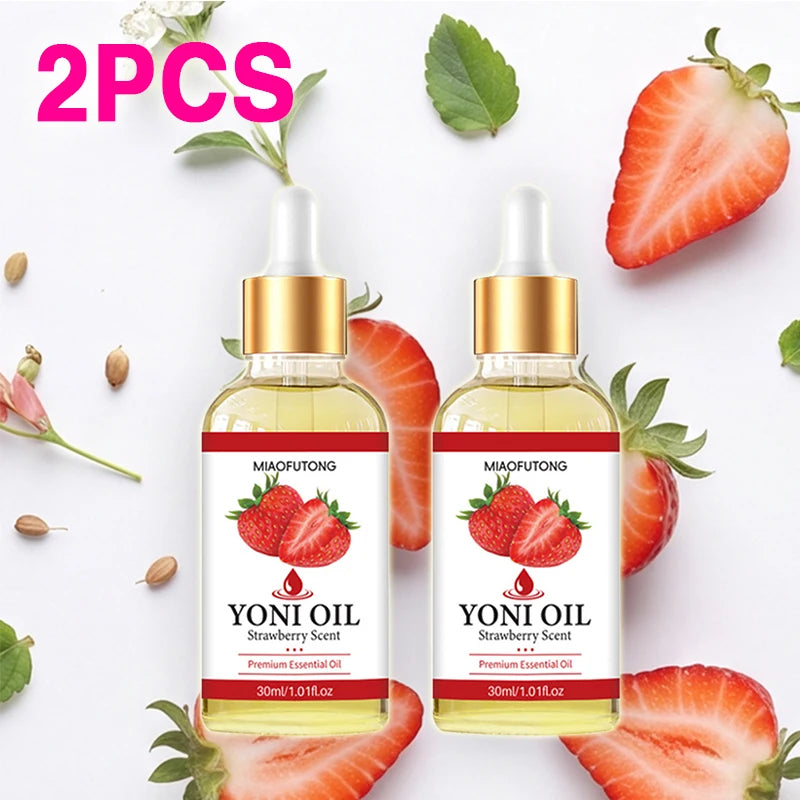 Strawberry Moisturizing Body Essential Oil with Dropper, 30ml