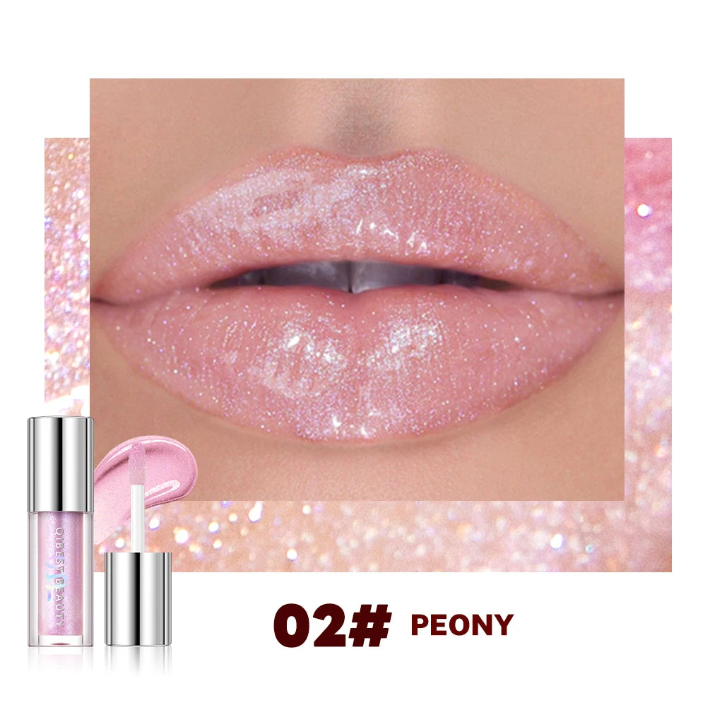 Diamond Shimmer Moisturizing Glitter Lip Gloss