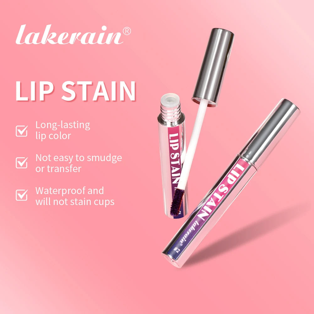 3-Color Peel Off Lip Stain Waterproof Long Lasting Lip Tint