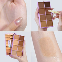 Full Coverage Soft Matte Cream Concealer Palette