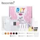 DIY Moisturizing Lip Gloss Making Kit with Glitter and Tools
