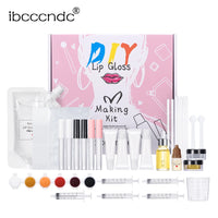 DIY Moisturizing Lip Gloss Making Kit with Glitter and Tools