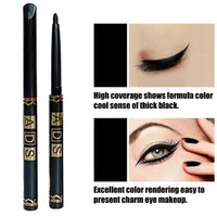 Waterproof Long-Lasting Black Gel Eyeliner Pencil