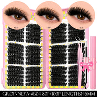540pcs Lash Clusters Kit with Bond and Seal