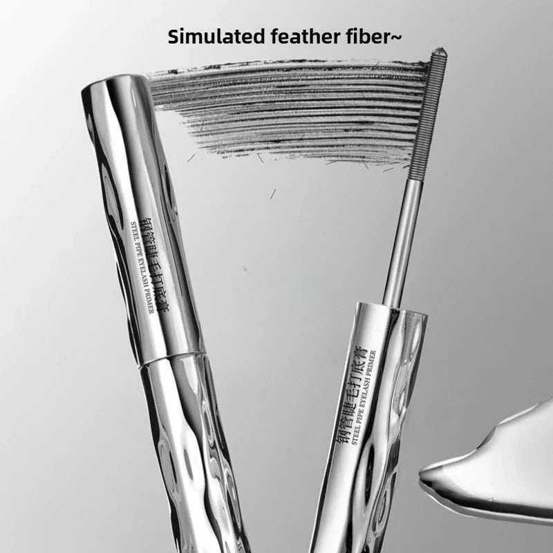 Waterproof Metal Iron Silk Fiber Mascara for Long Curling Lashes