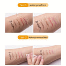 10-Piece Waterproof Matte Brown Gel Eyeliner Pencil Set