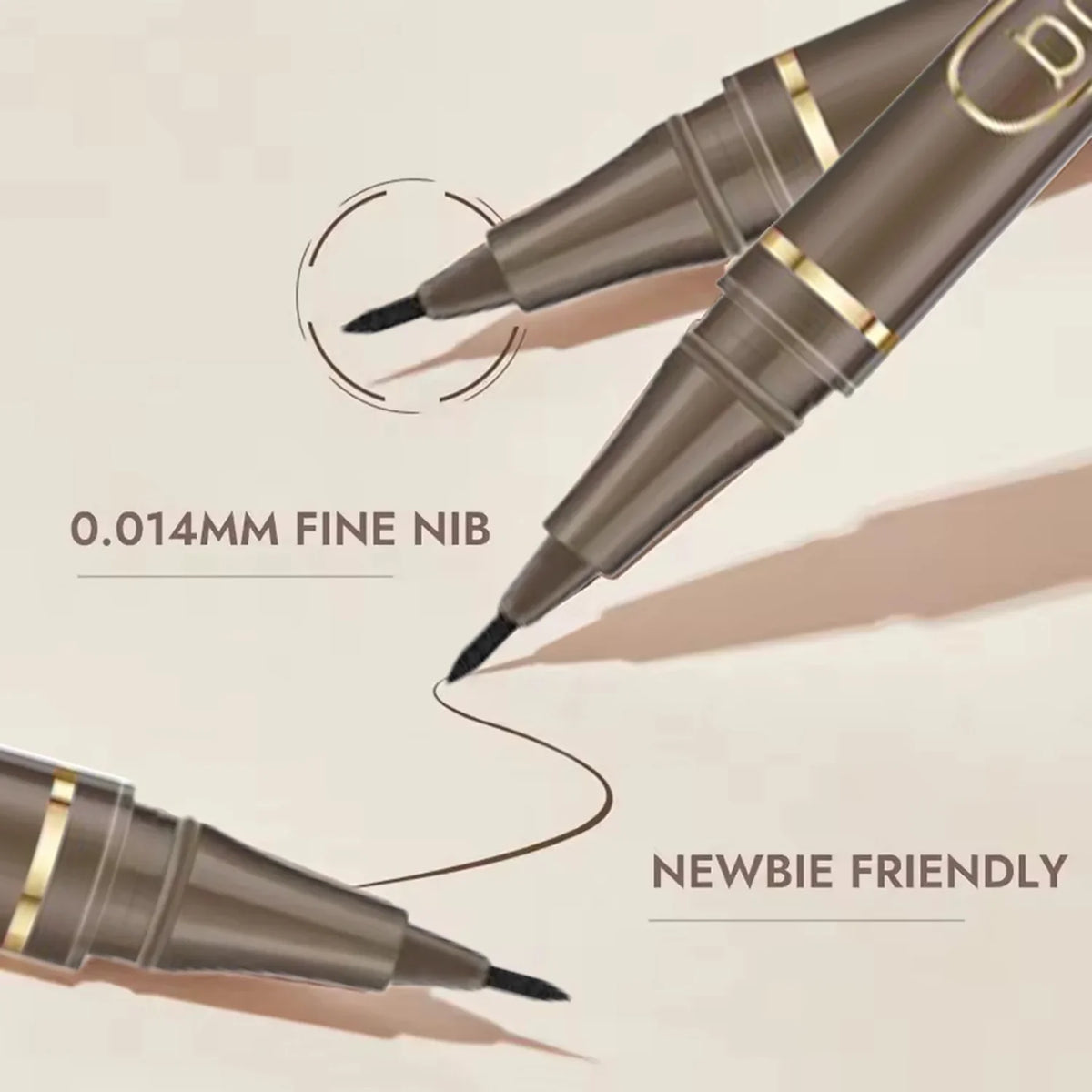 Waterproof Ultra Fine Tip Liquid Eyeliner - Long Lasting Korean Makeup