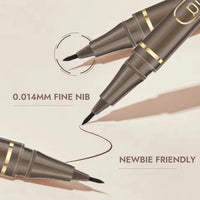 Waterproof Ultra Fine Tip Liquid Eyeliner - Long Lasting Korean Makeup