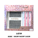 168 Pcs DIY Individual Lash Cluster Kit with Bond, Seal, and Remover