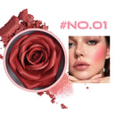 3D Rose Petal Floral Blush and Natural Highlighter