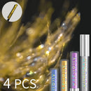 4-Piece Glitter Diamond Mascara Set - Waterproof & Quick Dry