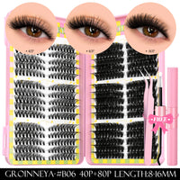 540pcs Lash Clusters Kit with Bond and Seal